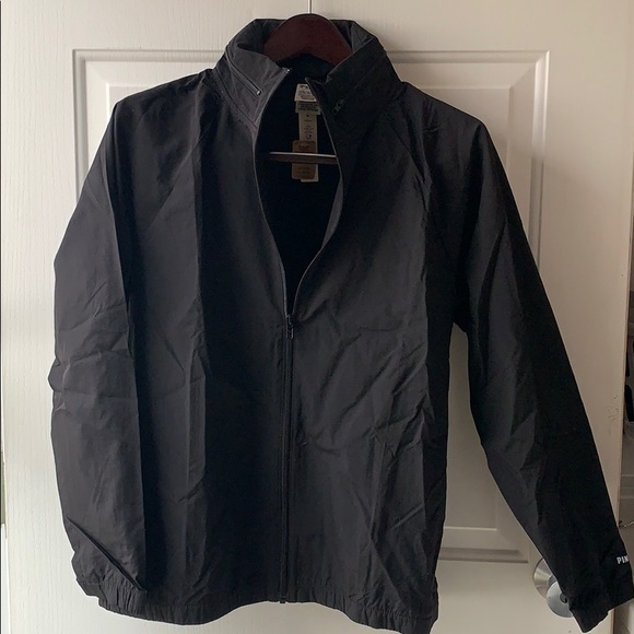 NEW ⭐️ PINK lightweight mockneck anorak in black